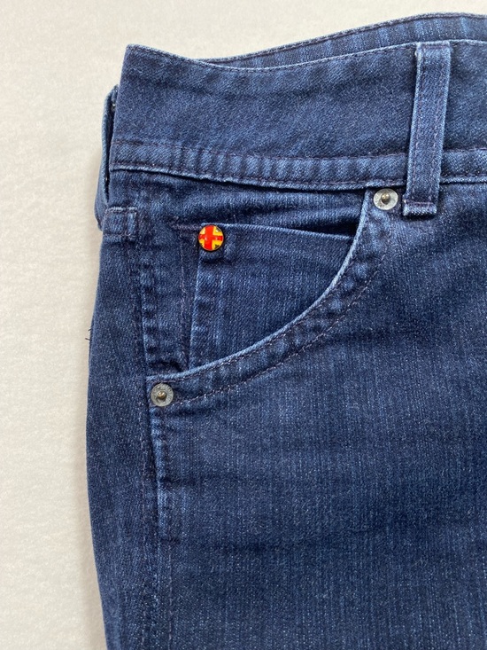 Hudson Bootcut Jeans Mid Rise Dark Wash Stretch Denim Women’s 26 Made in USA - Picture 5 of 10